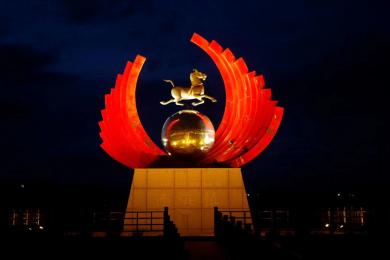 中(zhong)國(guo)原子(zi)城景觀(guan)亮化工(gong)程